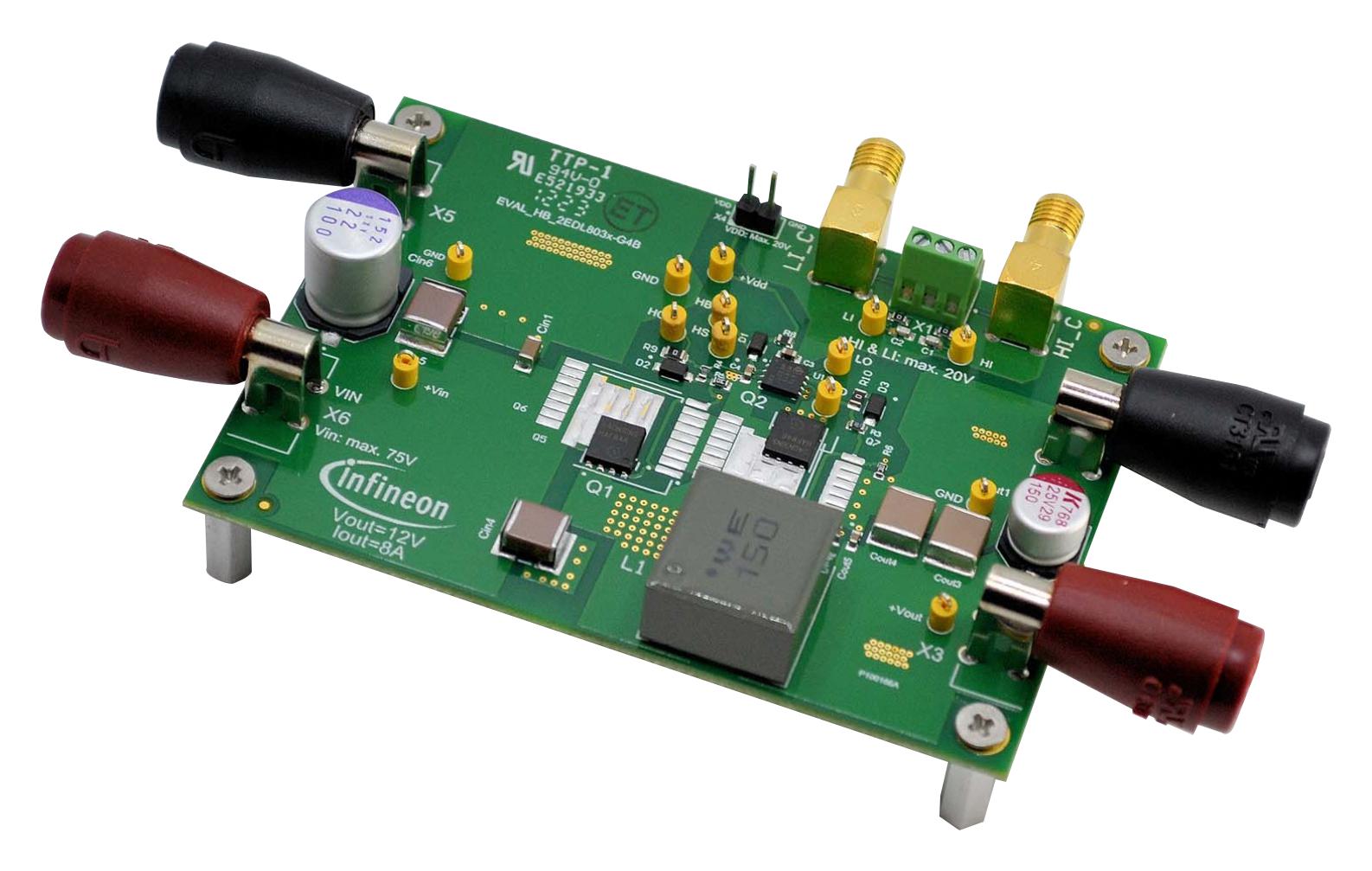 Infineon Evalhb2Edl803Xg4Btobo1 Evaluation Board, Mosfet Gate Driver