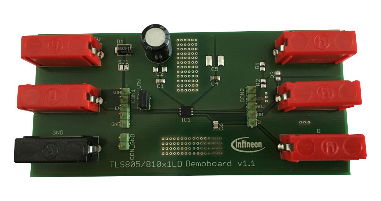 Infineon Tls810A1Ldv33Boardtobo1 Demo Board, Low Dropout Linear Regulator