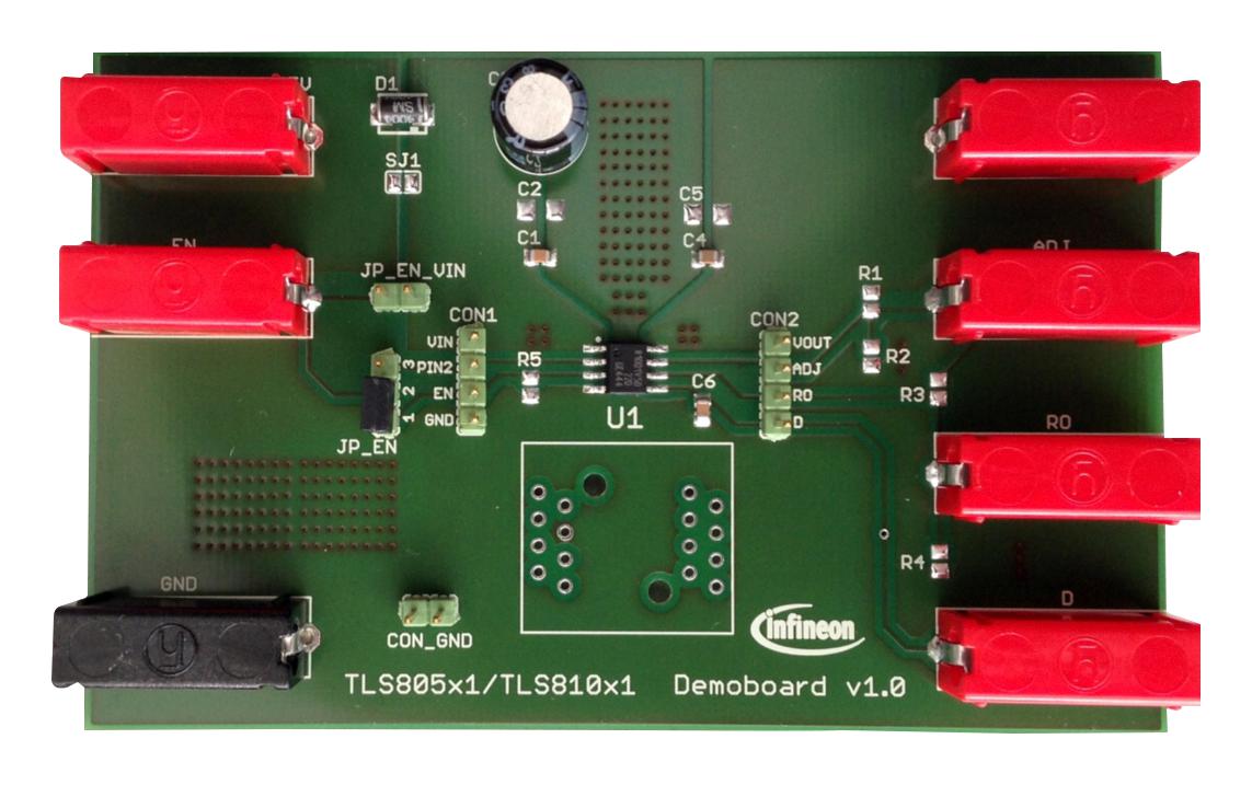 Infineon Tls810B1Ejv33Boardtobo1 Demo Board, Low Dropout Linear Regulator