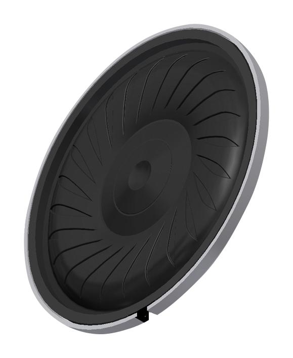 Pui Audio As03608Mr-4-R Speaker, 450Hz-20Khz, 8Ohm, 85Dba