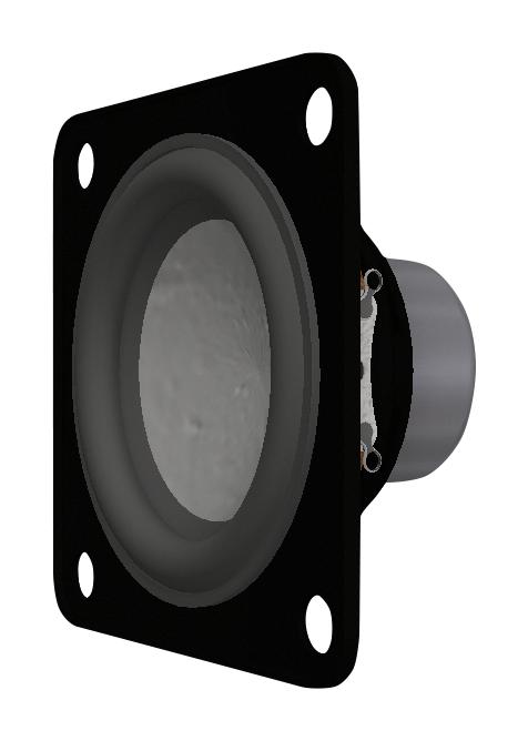 Pui Audio As06504Ps-X-R Speaker, 0.08-20Khz, 4 Ohm, 88Db