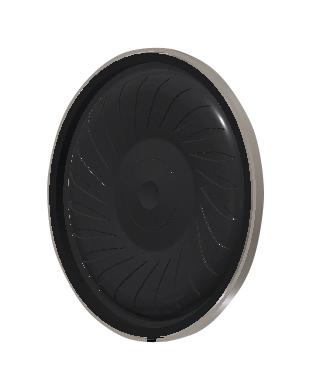 Pui Audio As03604Mr-2-R Speaker, 550Hz-11Khz, 4 Ohm, 82Dba