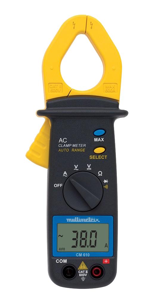 Chauvin Arnoux Cm610 Clamp Meter, True Rms, 600A, 600V, 30Mm