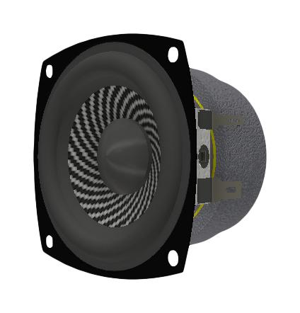 Pui Audio As08308Cr-R Speaker, 109Hz, 8 Ohm, 82Db