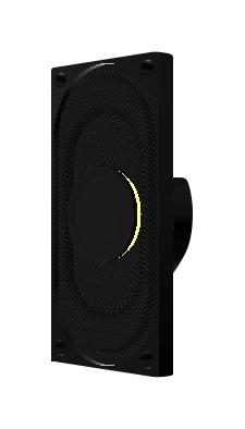 Pui Audio As04004Co-2-R Speaker, 550Hz, 4 Ohm, 84Dba