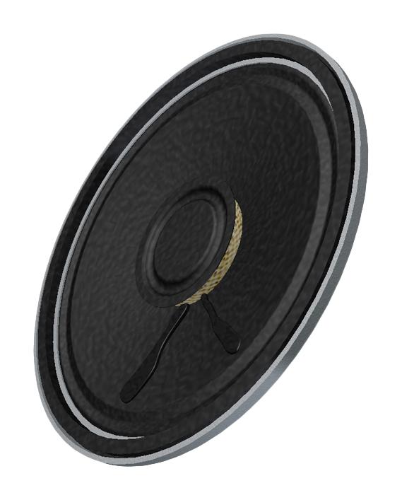 Pui Audio As05008Pr-R Speaker, 500Hz, 8 Ohm, 81Dba