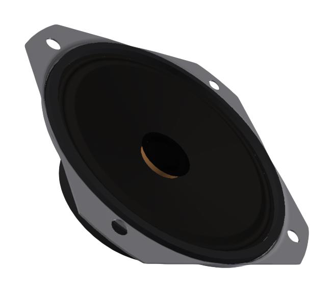 Pui Audio As07708Ps-7-R Speaker, 250Hz, 8 Ohm, 90Dba