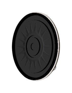 Pui Audio As04032Pr-R Speaker, 600Hz, 32 Ohm, 78Dba