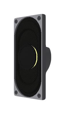 Pui Audio As04016Co-R Speaker, 550Hz, 16 Ohm, 90Db