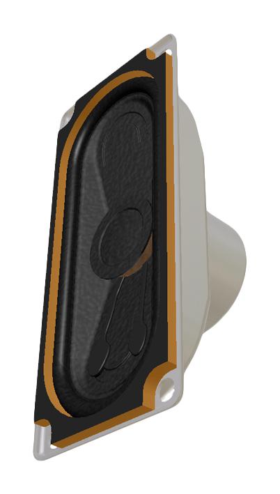 Pui Audio As07008Po-4-Wr-R Speaker, 450Hz, 8 Ohm, 85Db