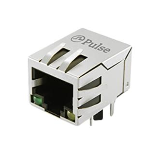 Pulse Electronics Jx0026D21Bnl Rj45 Conn, R/a Jack, 8P8C, 1Port, Tht