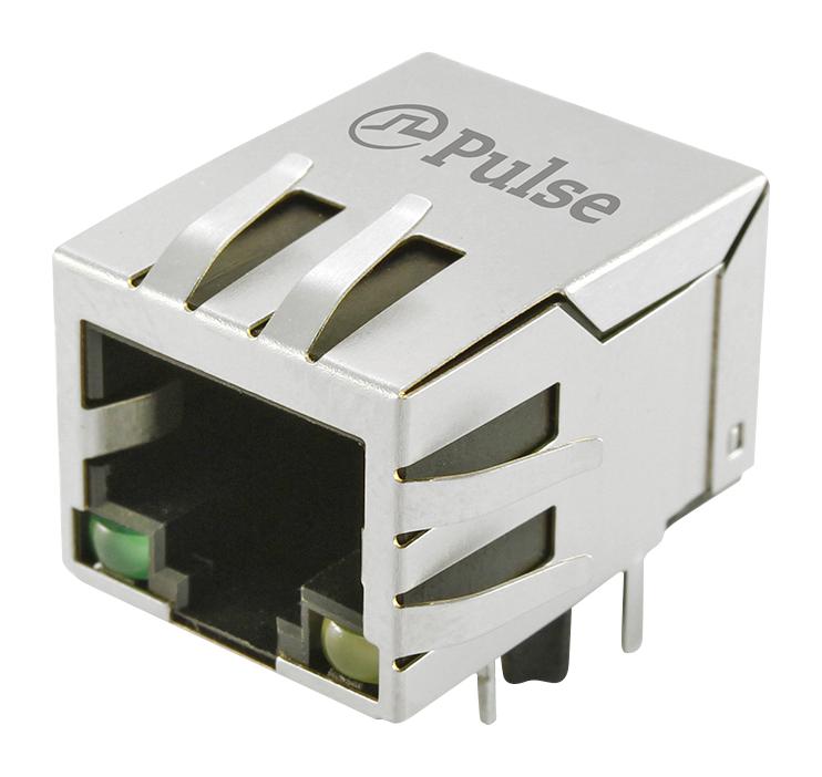 Pulse Electronics Jxd0-0002Nl Rj45 Conn, Jack, 8P8C, Cat3/5, 1Port, Th