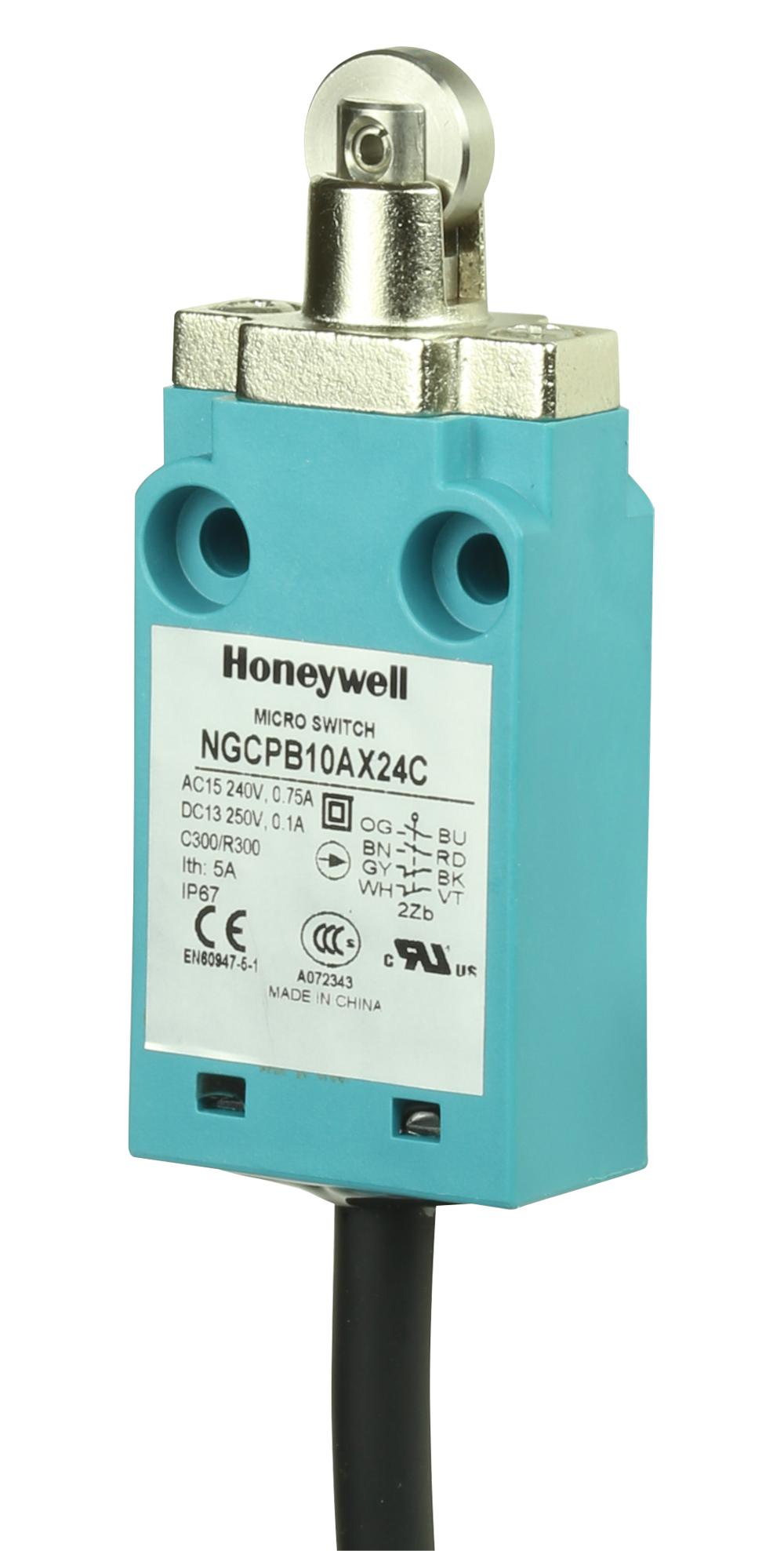 Honeywell / Partner Stock Ngcpb10Ax24C Limit Switch, 2Nc-2No, 250Vac, 0.75A