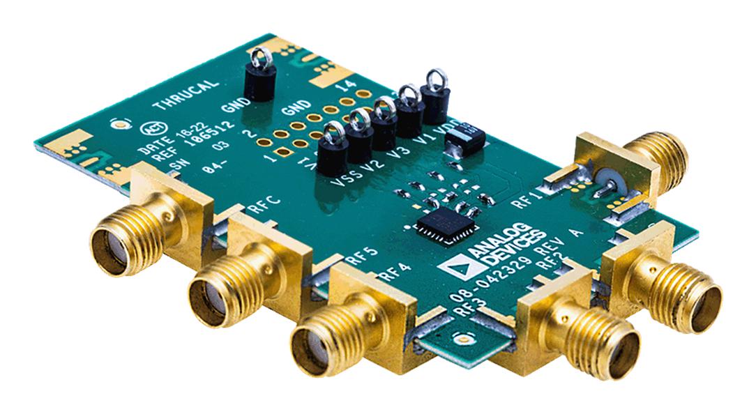 Analog Devices Adrf5250-Evalz Eval Board, 100Mhz To 6Ghz, Sp5T Switch