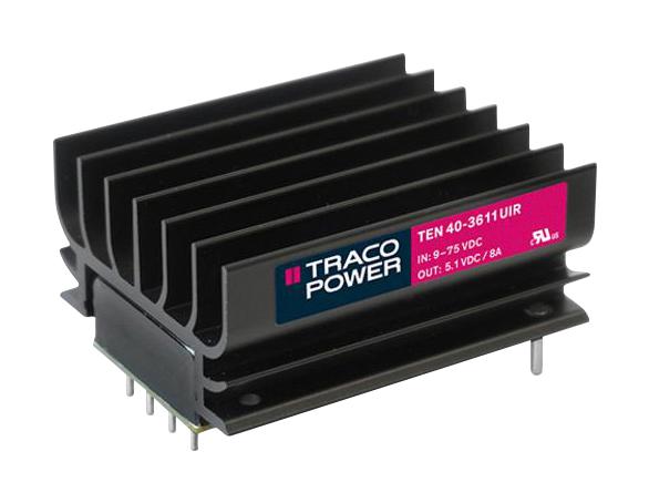 Traco Power Ten 40-3612Uir Dc-Dc Converter, 12V, 3.33A