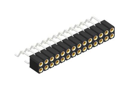 Fischer Elektronik Bly 9 Smd 28 Connector, Header, Female Socket, 28