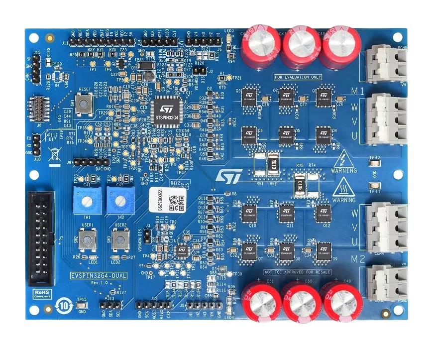 Stmicroelectronics Evspin32G4-Dual Demo Board, 3 Ph Bldc Motor Controller