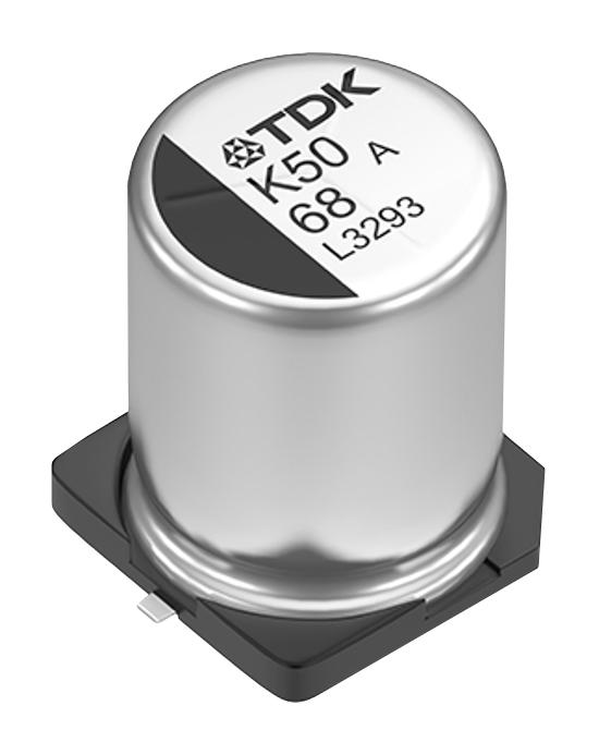 Epcos B40950A7397M000 Hybrid Alu Elec Cap, 390Uf, 35V, Smd