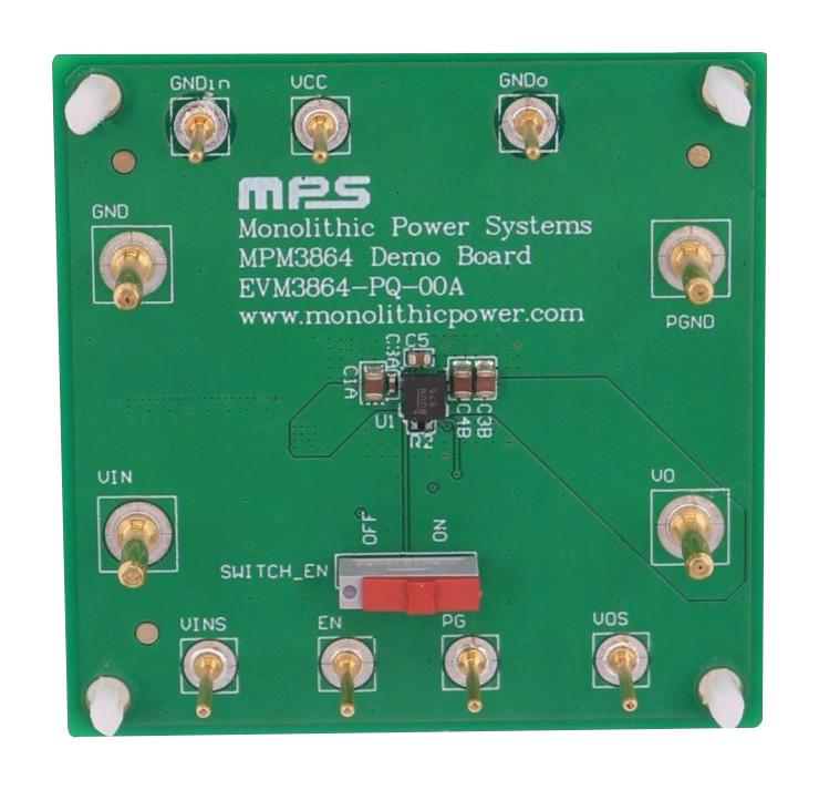 Monolithic Power Systems (Mps) Evm3864-Pq-00A Eval Board, Step Down Power Module