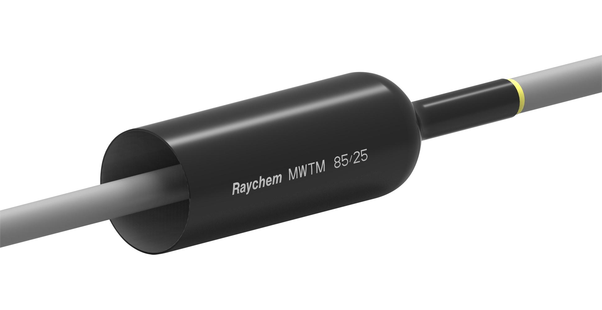 Raychem - Te Connectivity Mwtm-85/25-1000/s Heat Shrink Tubing, 1M, 3:1, Black, Po