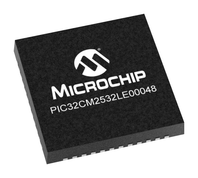 Microchip Pic32Cm2532Le00048-I/u5B Mcu, 256Kb, 48Mhz, Vqfn-48