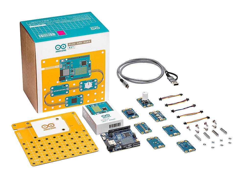 Arduino Akx00069 Plug & Make Kit, 3.3V, Uno R4 Wifi Board