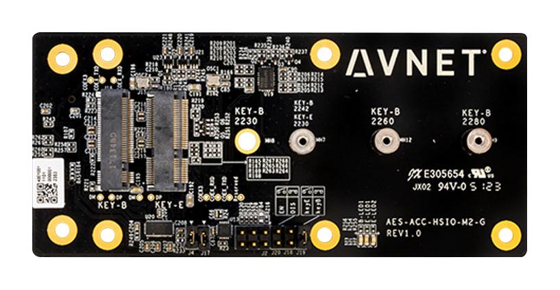 Avnet Aes-Acc-Hsio-M2-G M.2 High Speed I/o Mod, Pcie, Sdio, Uart