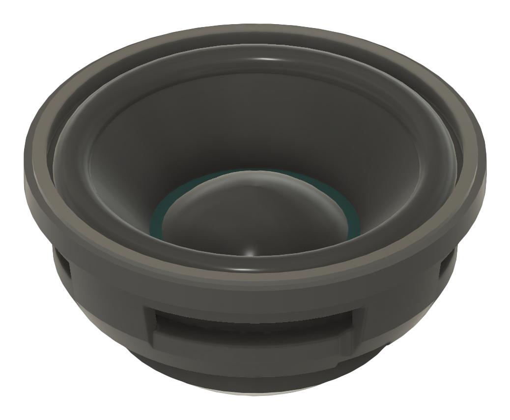 Pui Audio As04008Pr-6 Speaker, 170Hz, 8 Ohm, 100Db