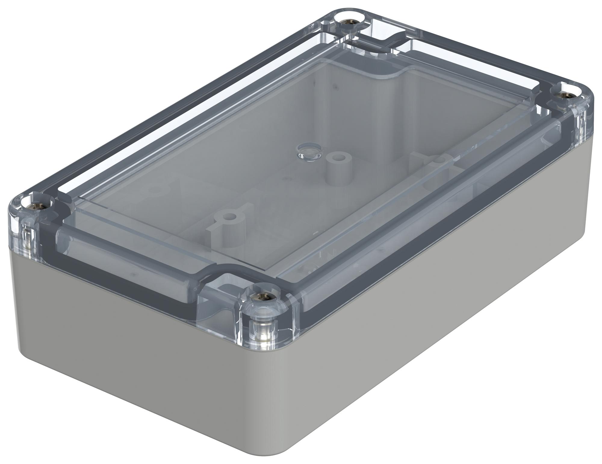 Bopla 07413084 Enclosure, Multipurpose, Pc, Grey/clear