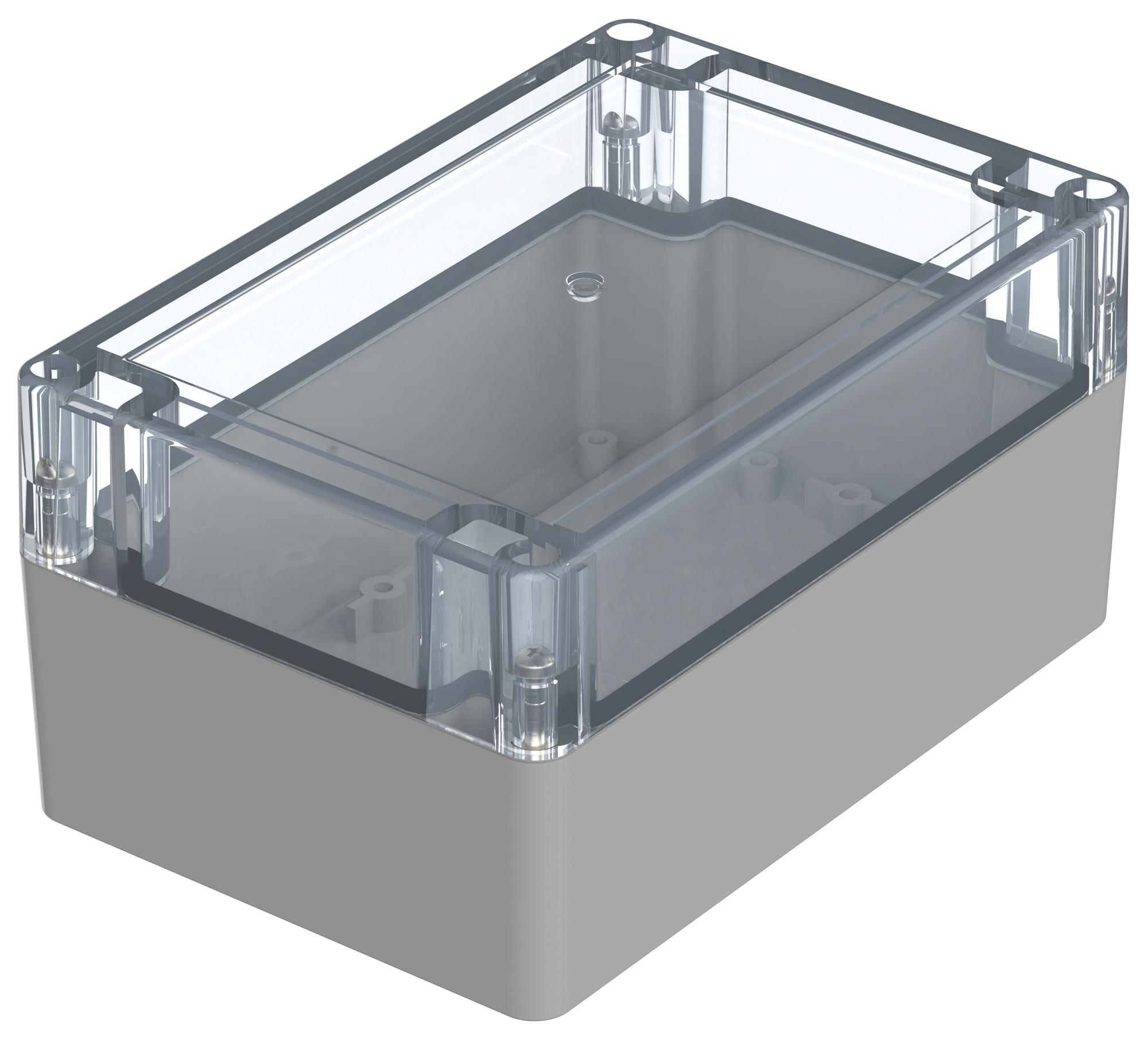 Bopla 07415108 Enclosure, Multipurpose, Pc, Grey/clear