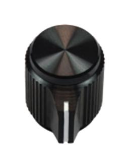 Vishay Acckmp1316Nls14 Knob, Round Shaft, Aluminium, 6.35Mm