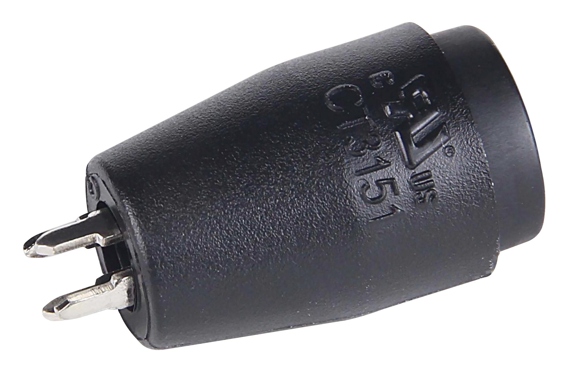 Cal Test Electronics Ct3151V1-0 Banana Conn, Jack, 4Mm, 25A, 1Kv, Black