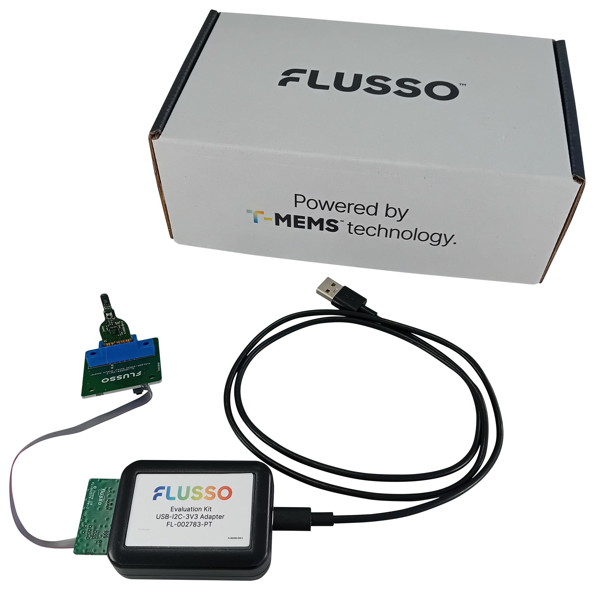 Flusso Fls112P-Ek1391 Evl Kit, Gas Flow/prssur Sensor, 500Pa