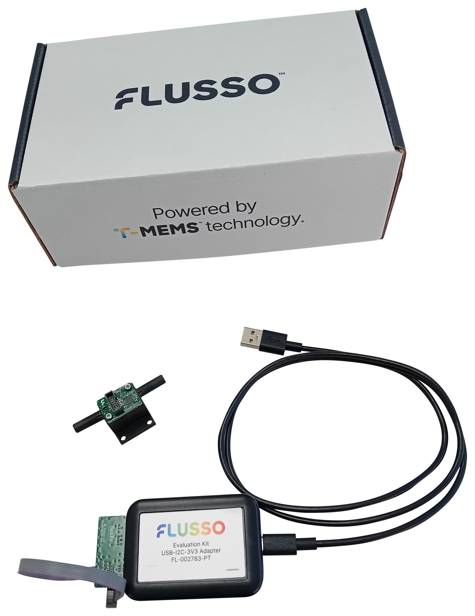 Flusso Fls112P-Ek1174 Evl Kit, Gas Flow/prssur Sensor, 5Slm