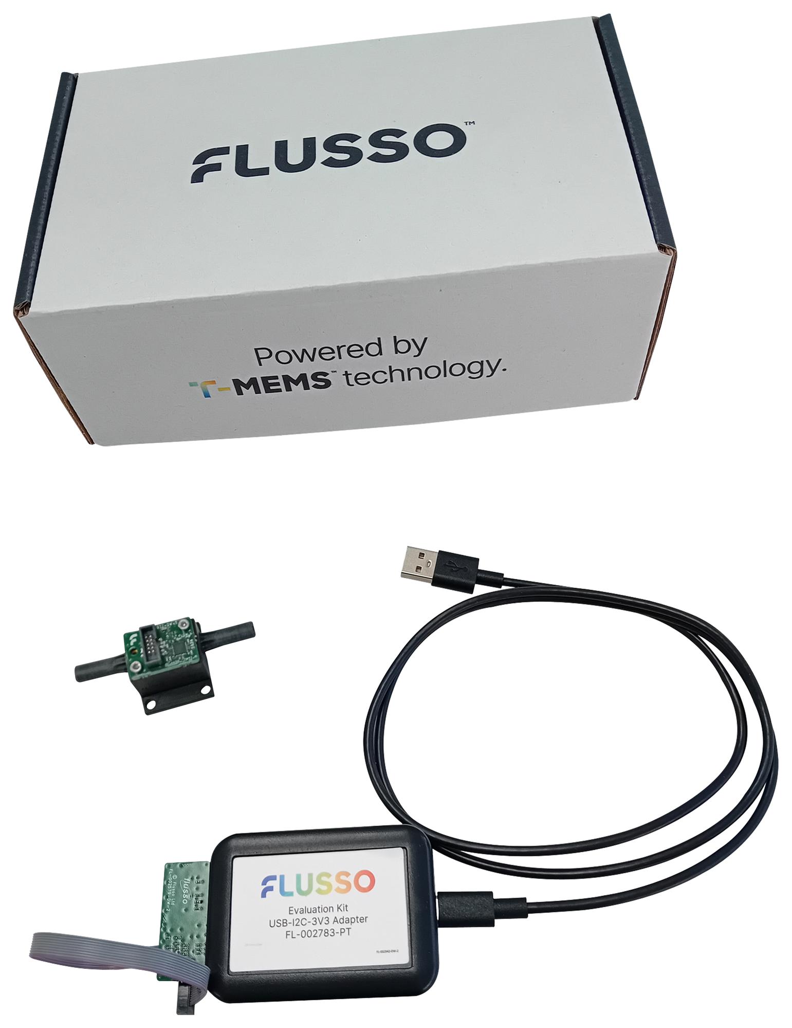 Flusso Fls112P-Ek1237 Evl Kit, Gas Flow/prssur Sensor, 10Slm