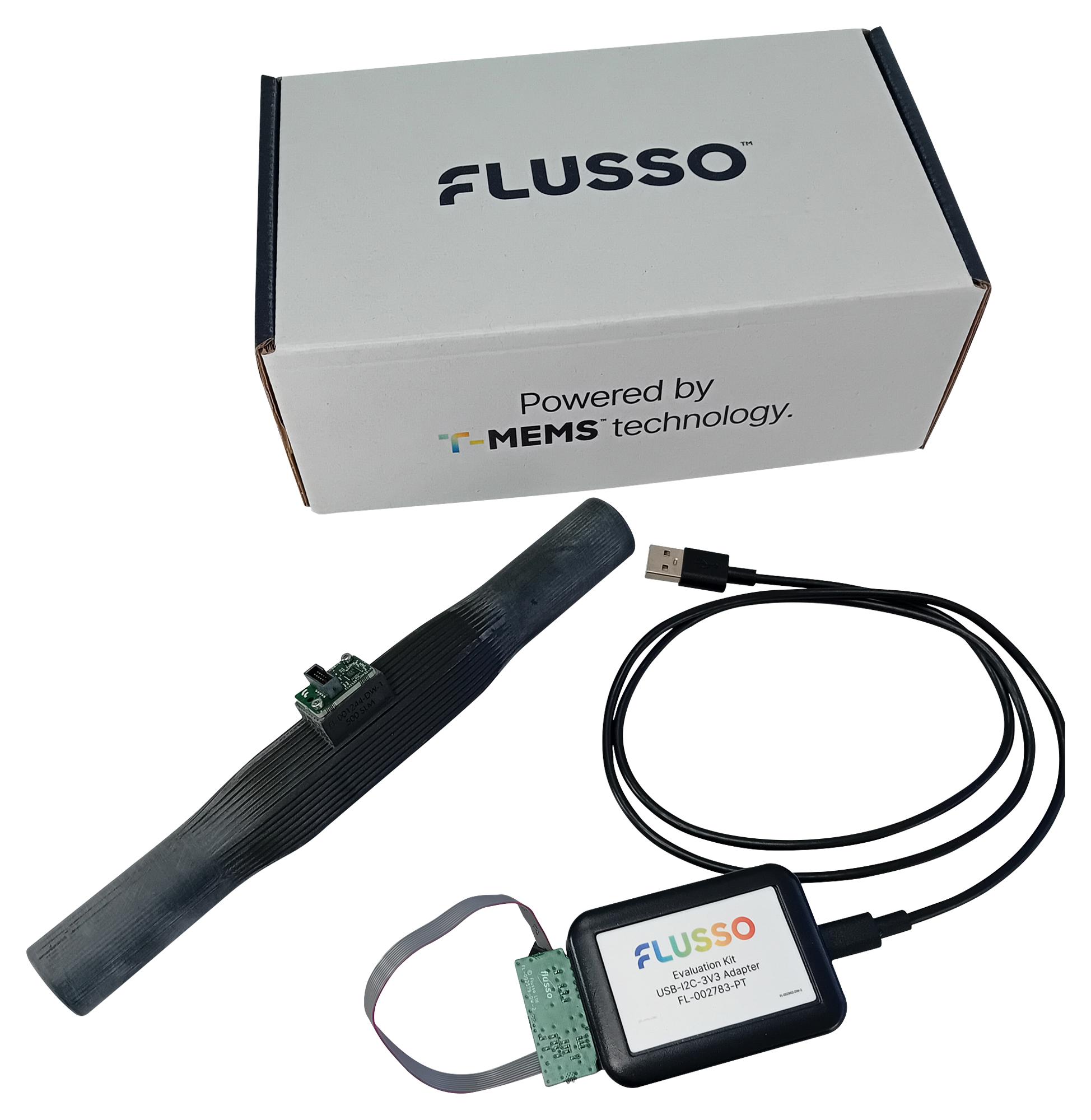 Flusso Fls112P-Ek1244 Evl Kit, Gas Flow/prssur Sensor, 500Slm