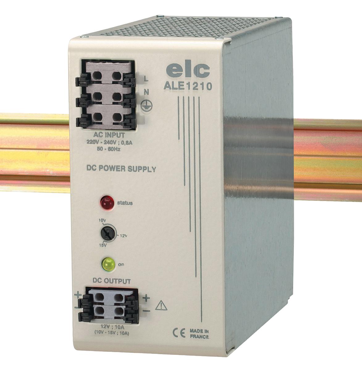 Elc Ale1210. Modular Power Supply, Din Rail, 120W