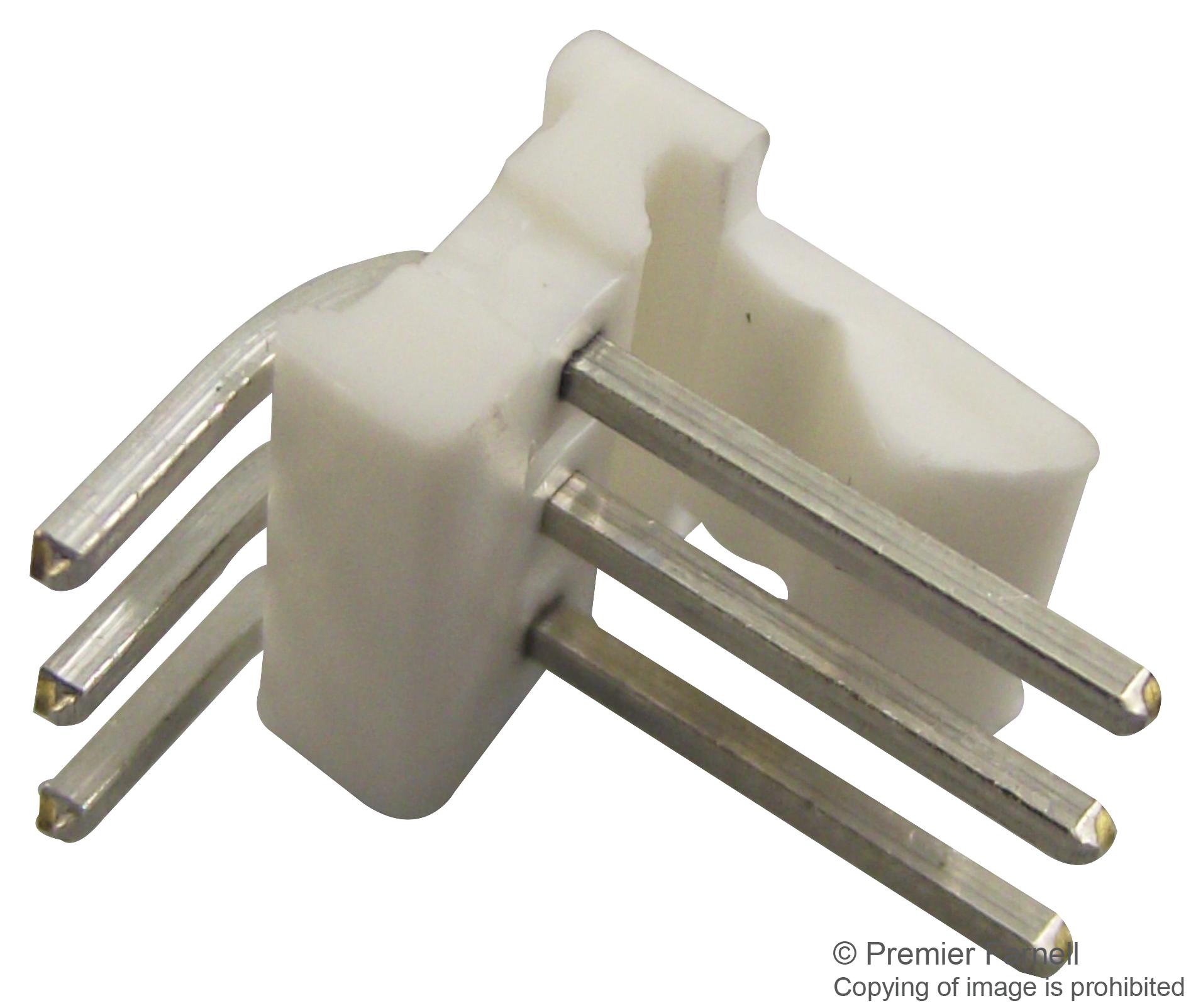 Amp - Te Connectivity 640457-3 Header, Right Angle, 0.1, 3Way