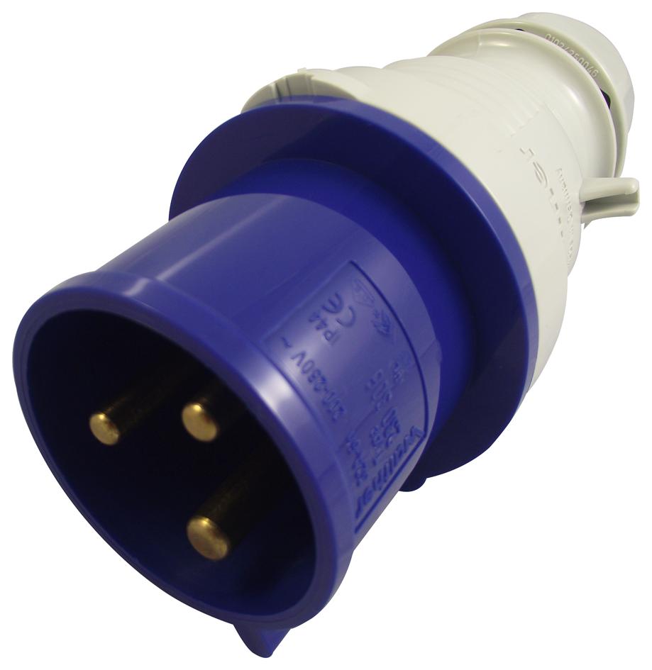 Walther 230306 Plug, Free, 230V, 32A, 2P+E Way