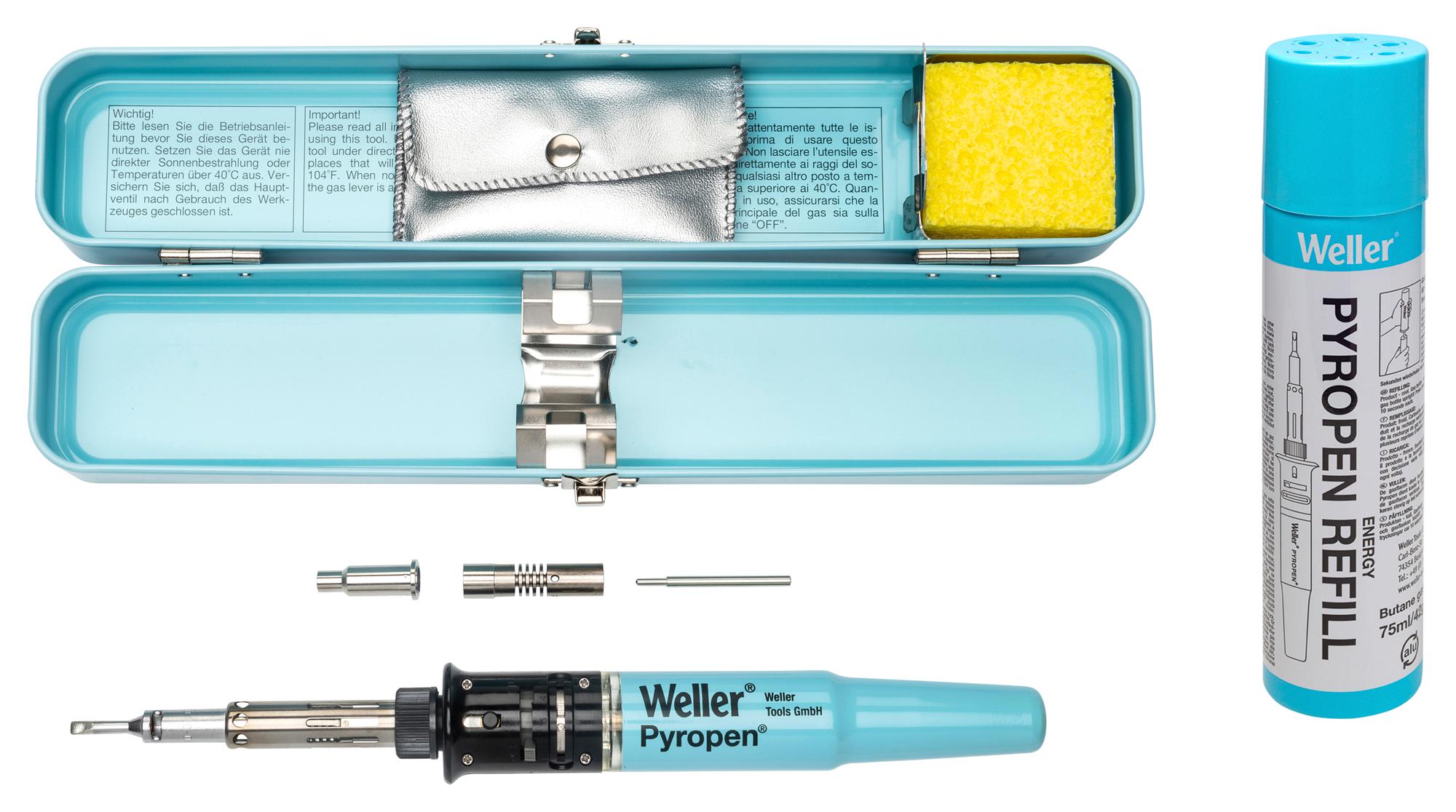 Weller Pyropen Soldering Iron, 350 Deg To 500 Deg, Gas