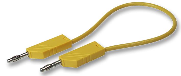 Hirschmann Test And Measurement 934093103 Test Lead, Yellow, 1.5M, 60V, 16A