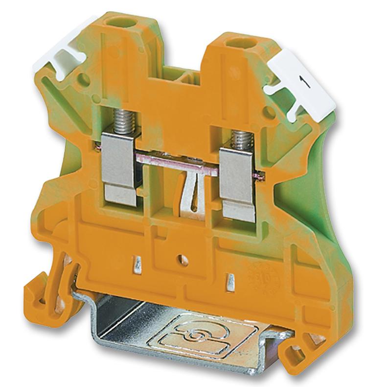 Phoenix Contact 3044128 Terminal Block, Din Rail, 2Pos, 12Awg