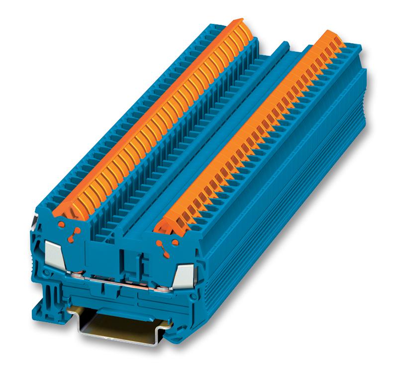 Phoenix Contact 3205022 Terminal Block, Din Rail, 2Pos, 12Awg