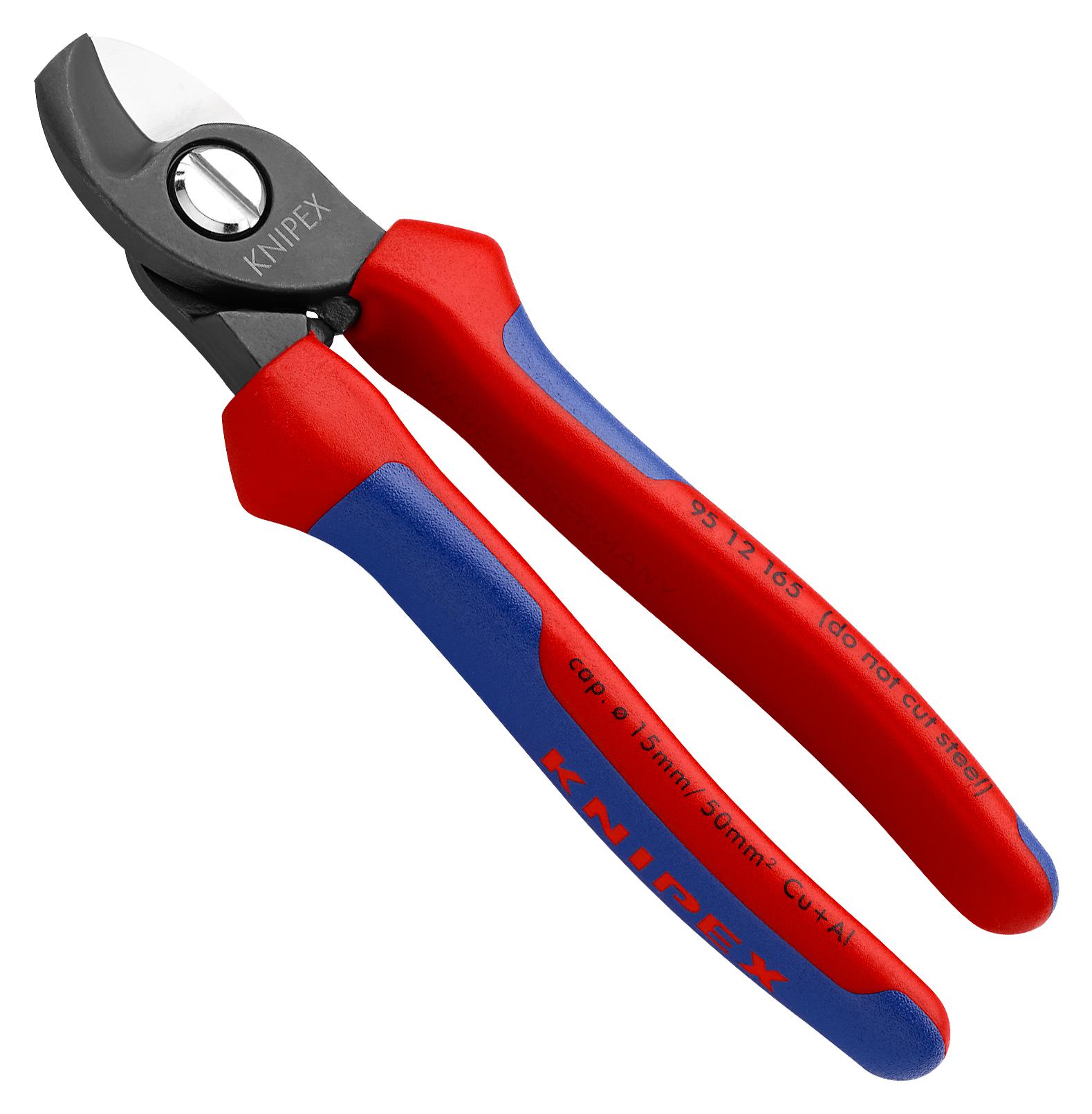 Knipex 95 12 165 Cutter, Cable, 165Mm