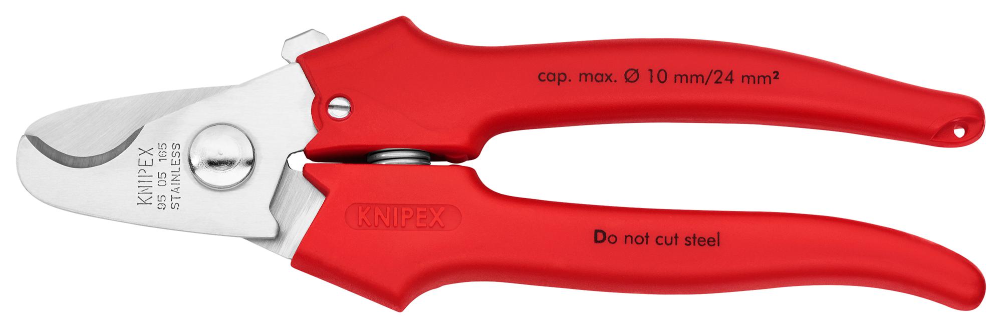 Knipex 95 05 165 Cutter, Cable, 165Mm