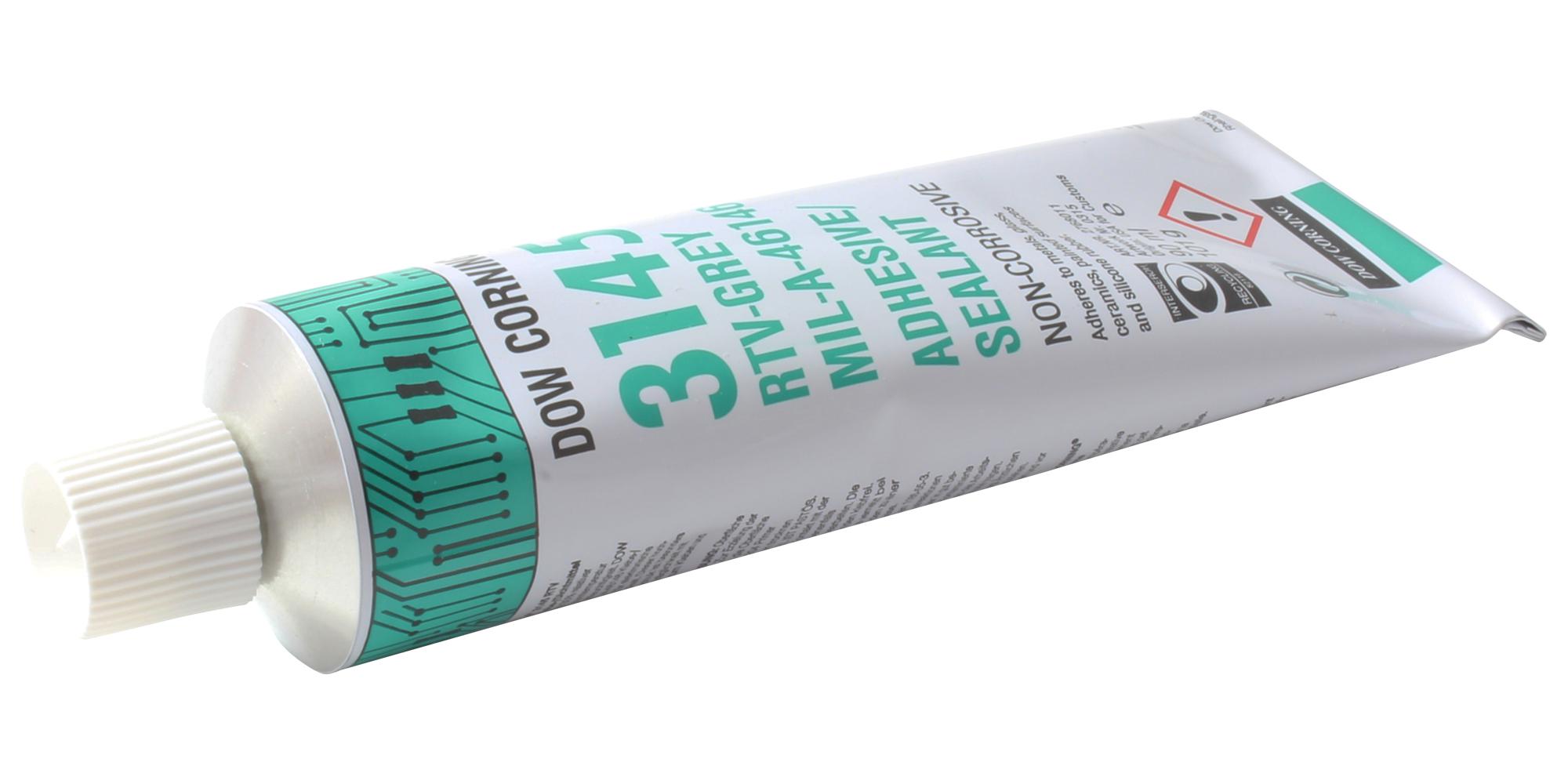 Dow 3145 Grey 90Ml Sealant, Silicone, Grey, 90Ml