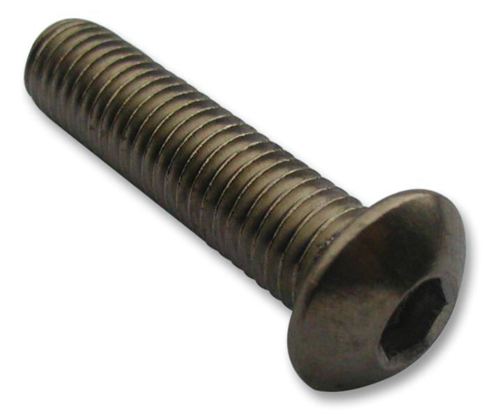 Tr Fastenings M312 Bha2Mcs100- Screw Socket, Butt, S/s, A2, M3X12,pk100