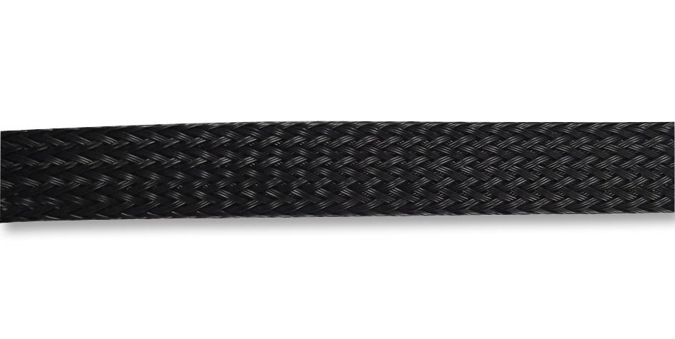 Pro Power Pp-08-0 Sleeving, Braid, Black, 100M