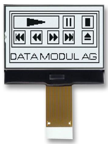 Batron Bthq128064Avd1-Cog-Fstf-12-Ledwhite Lcd Module, 128X64, Graphic