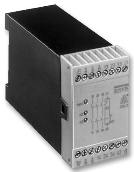 Dold Bd 5935.48   Ac 50/60Hz 230V Relay, Safety, 3No, Spst-Nc, 250Vac, 5A